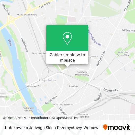 Mapa Kołakowska Jadwiga Sklep Przemysłowy