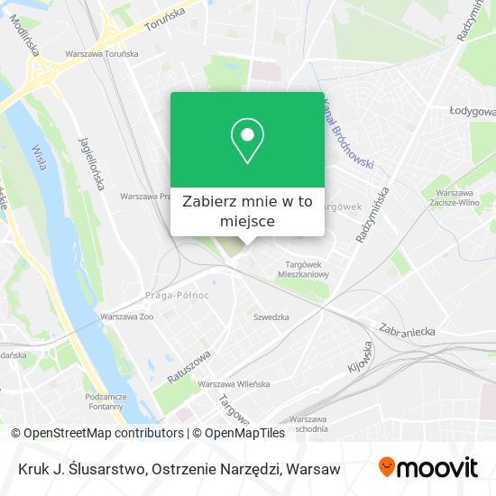 Mapa Kruk J. Ślusarstwo, Ostrzenie Narzędzi