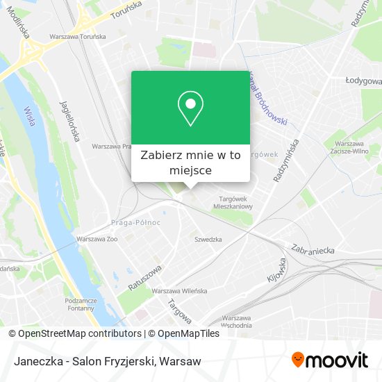 Mapa Janeczka - Salon Fryzjerski