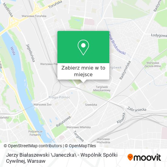 Mapa Jerzy Białaszewski \Janeczka\ - Wspólnik Spółki Cywilnej