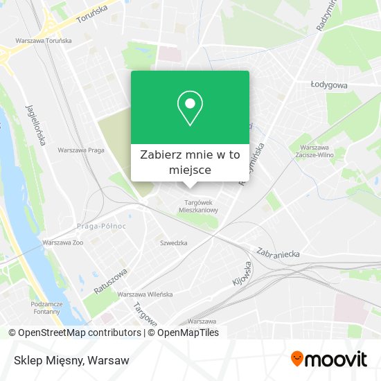 Mapa Sklep Mięsny