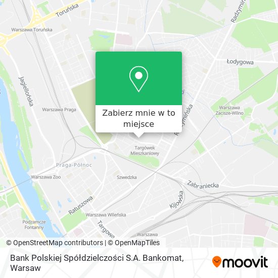 Mapa Bank Polskiej Spółdzielczości S.A. Bankomat