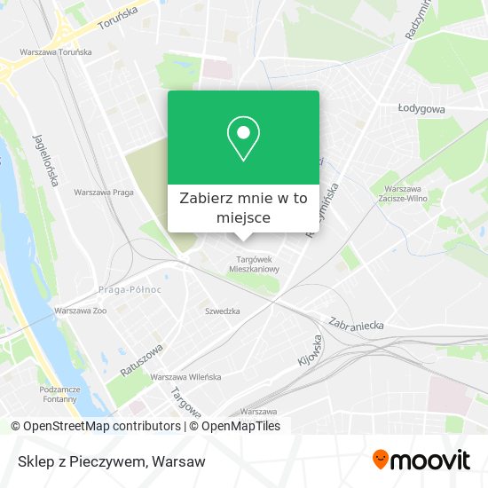 Mapa Sklep z Pieczywem