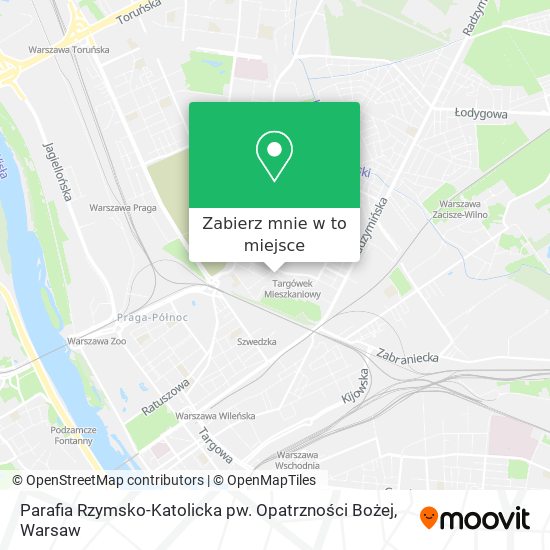 Mapa Parafia Rzymsko-Katolicka pw. Opatrzności Bożej