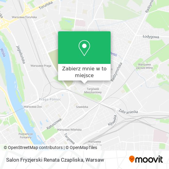 Mapa Salon Fryzjerski Renata Czapliska