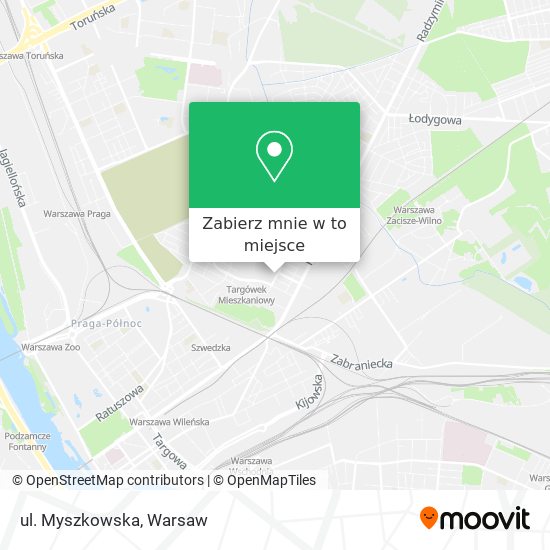 Mapa ul. Myszkowska