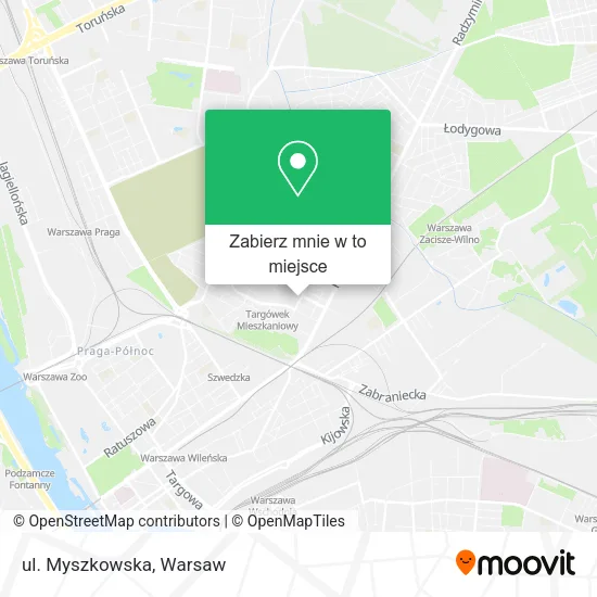 Mapa ul. Myszkowska