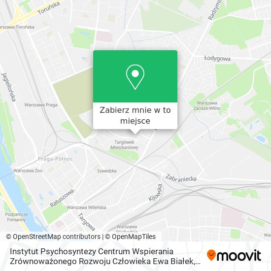 Mapa Instytut Psychosyntezy Centrum Wspierania Zrównoważonego Rozwoju Człowieka Ewa Białek