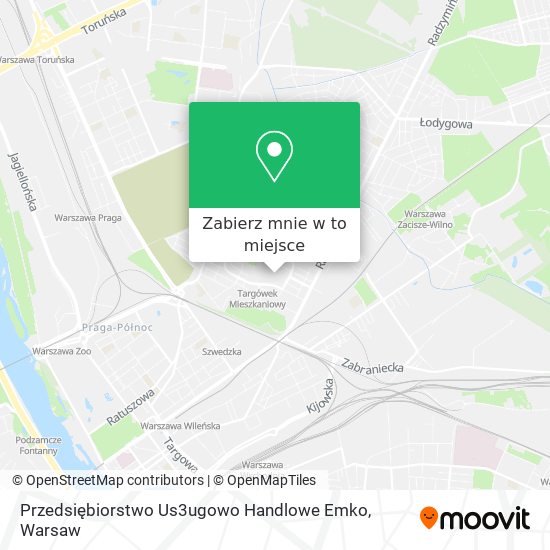 Mapa Przedsiębiorstwo Us3ugowo Handlowe Emko