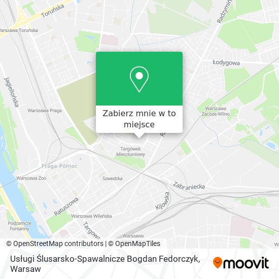 Mapa Usługi Ślusarsko-Spawalnicze Bogdan Fedorczyk