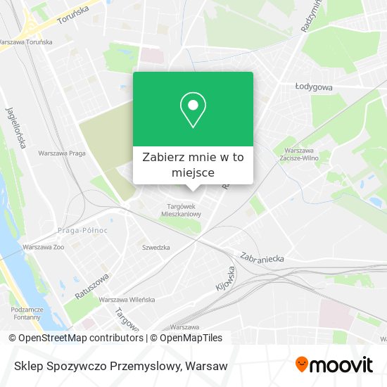 Mapa Sklep Spozywczo Przemyslowy