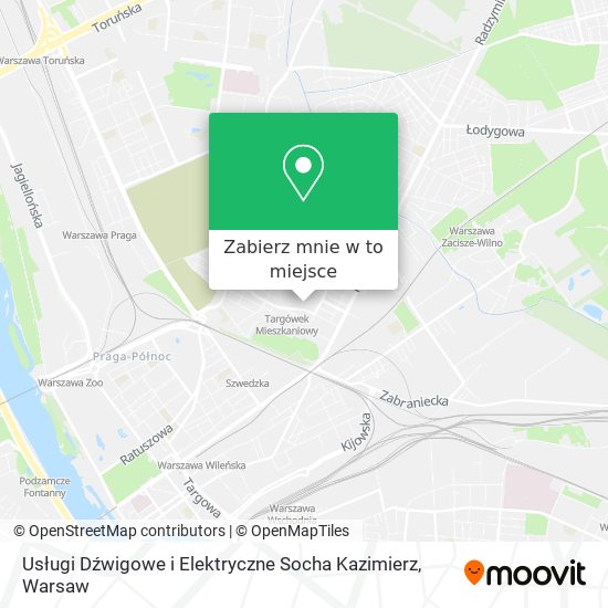 Mapa Usługi Dźwigowe i Elektryczne Socha Kazimierz