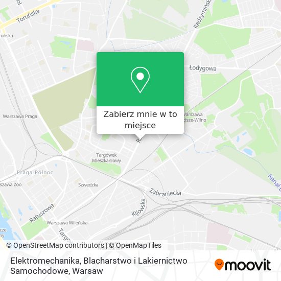 Mapa Elektromechanika, Blacharstwo i Lakiernictwo Samochodowe