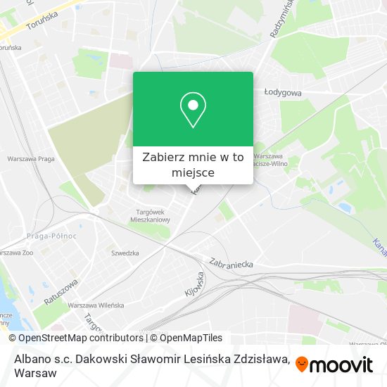 Mapa Albano s.c. Dakowski Sławomir Lesińska Zdzisława