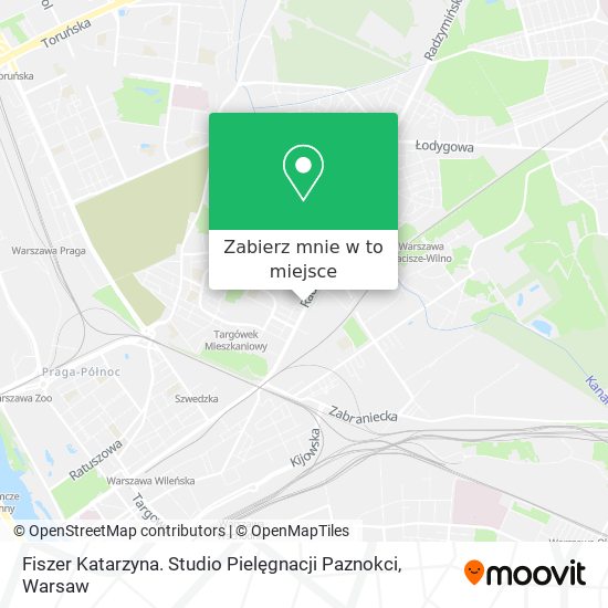 Mapa Fiszer Katarzyna. Studio Pielęgnacji Paznokci