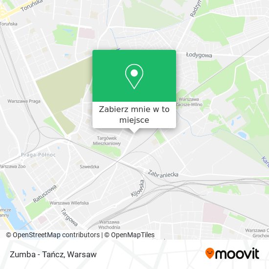 Mapa Zumba - Tańcz