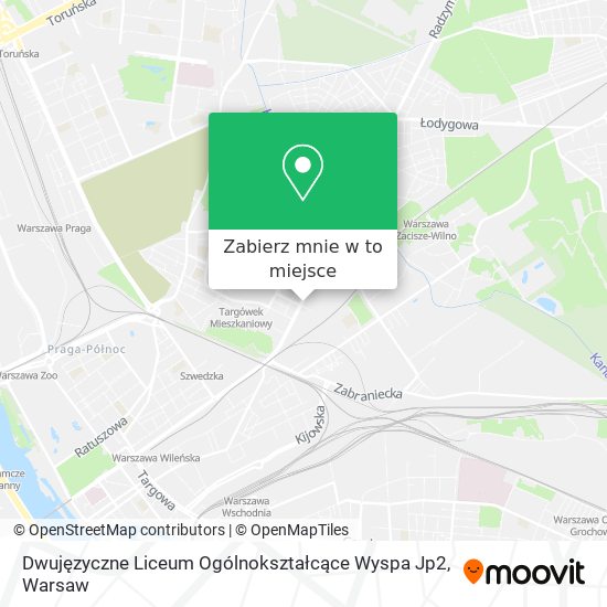 Mapa Dwujęzyczne Liceum Ogólnokształcące Wyspa Jp2