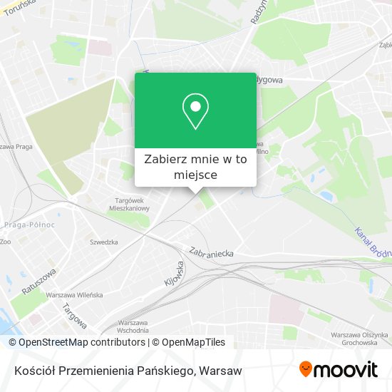 Mapa Kościół Przemienienia Pańskiego