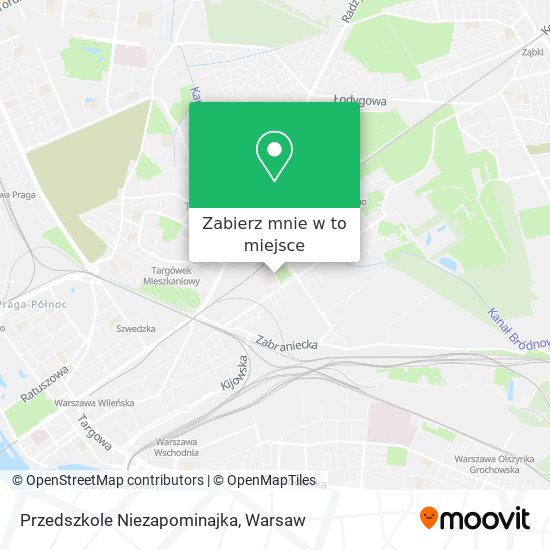 Mapa Przedszkole Niezapominajka