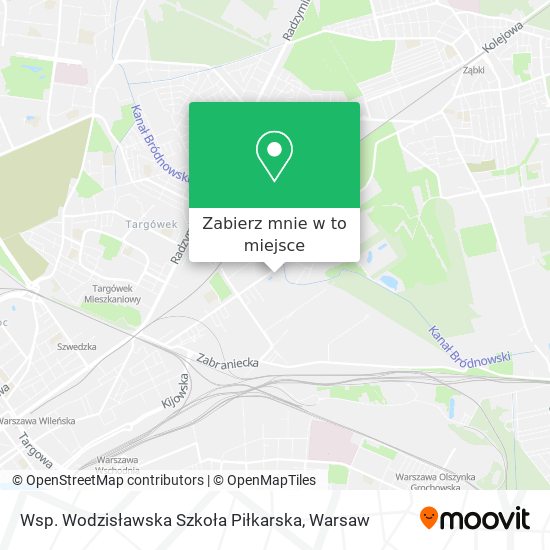 Mapa Wsp. Wodzisławska Szkoła Piłkarska