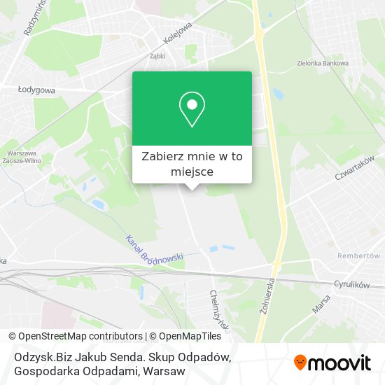 Mapa Odzysk.Biz Jakub Senda. Skup Odpadów, Gospodarka Odpadami