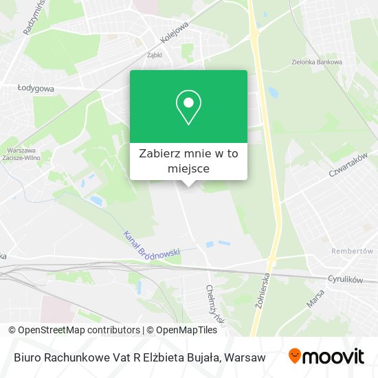 Mapa Biuro Rachunkowe Vat R Elżbieta Bujała