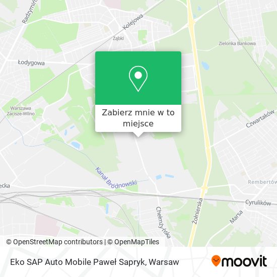 Mapa Eko SAP Auto Mobile Paweł Sapryk