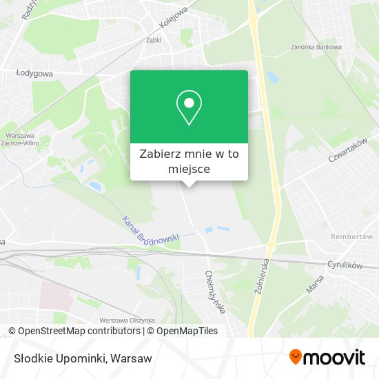 Mapa Słodkie Upominki