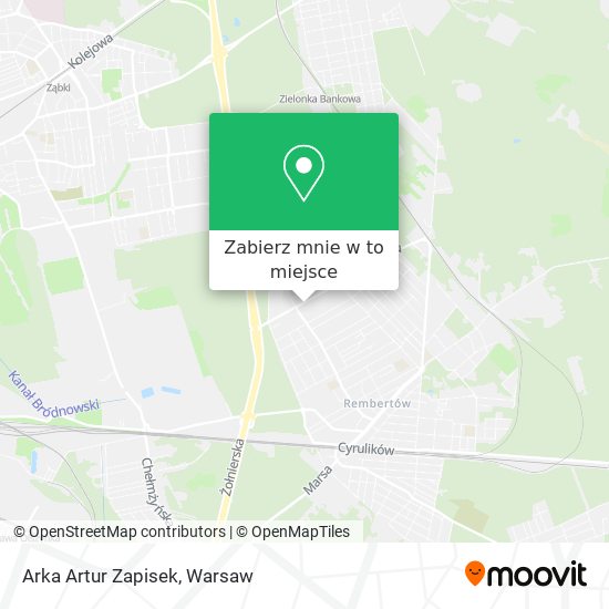 Mapa Arka Artur Zapisek