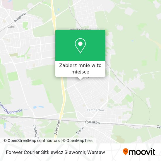 Mapa Forever Courier Sitkiewicz Sławomir