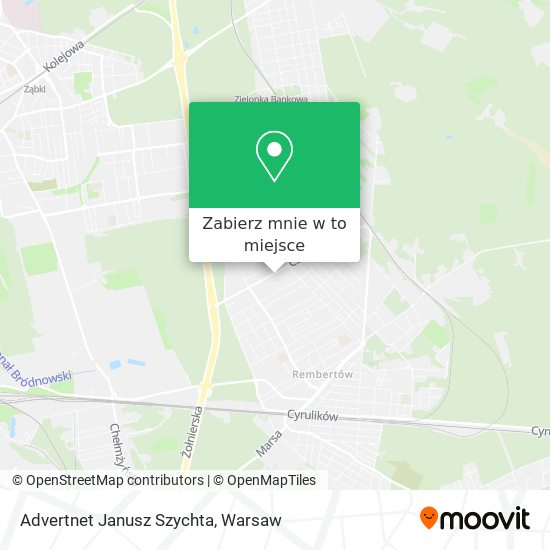 Mapa Advertnet Janusz Szychta