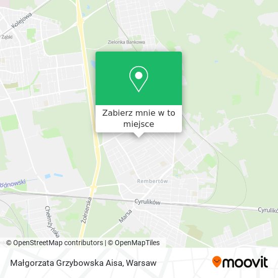 Mapa Małgorzata Grzybowska Aisa