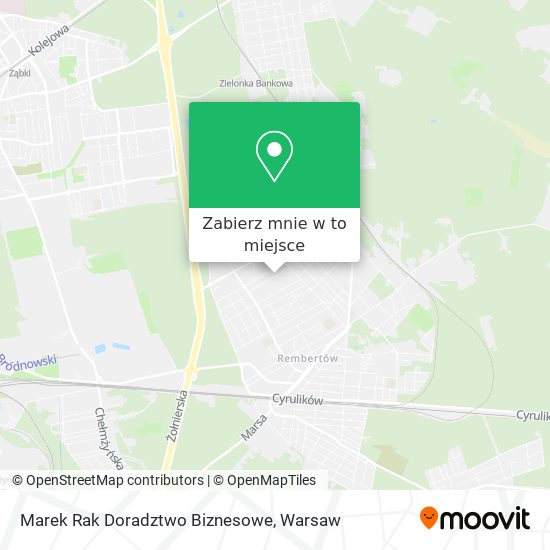 Mapa Marek Rak Doradztwo Biznesowe