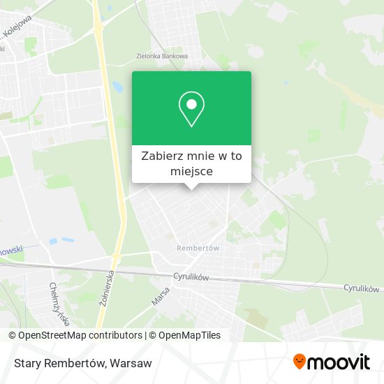 Mapa Stary Rembertów