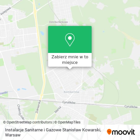 Mapa Instalacje Sanitarne i Gazowe Stanisław Kowarski