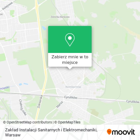 Mapa Zakład Instalacji Sanitarnych i Elektromechaniki