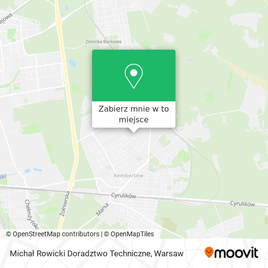 Mapa Michał Rowicki Doradztwo Techniczne