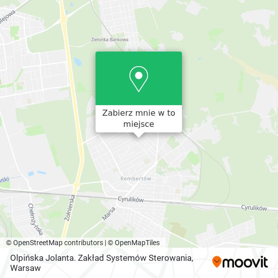 Mapa Olpińska Jolanta. Zakład Systemów Sterowania