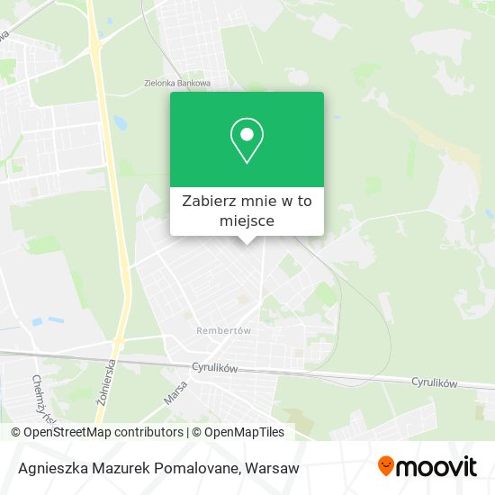 Mapa Agnieszka Mazurek Pomalovane