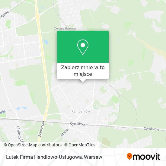 Mapa Lutek Firma Handlowo-Usługowa