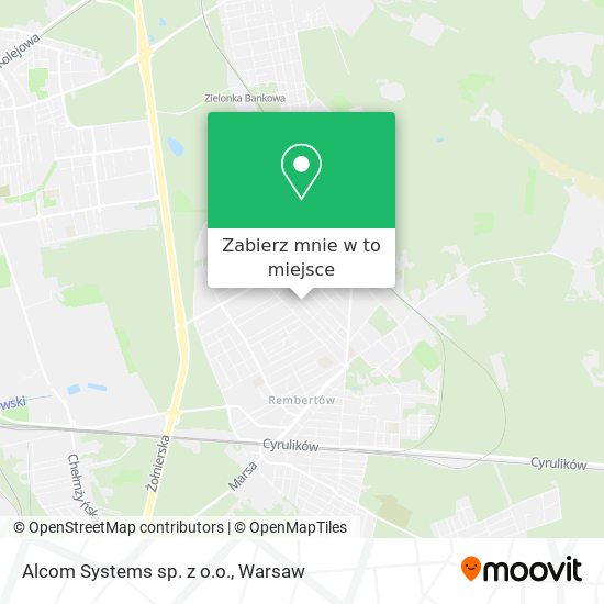 Mapa Alcom Systems sp. z o.o.