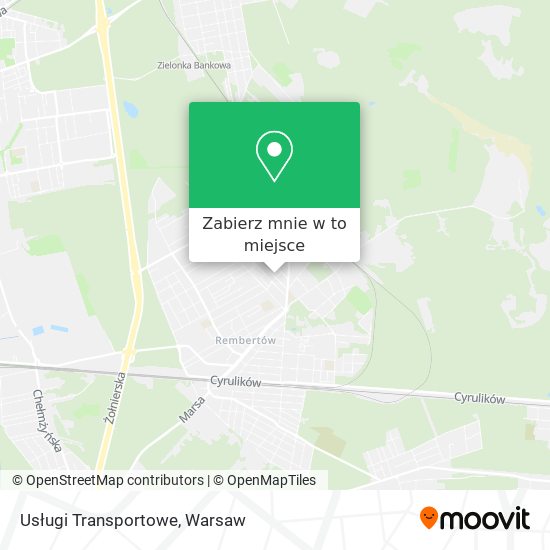 Mapa Usługi Transportowe