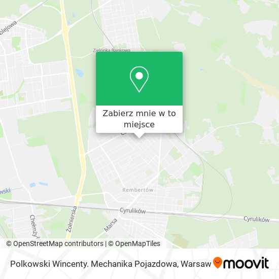 Mapa Polkowski Wincenty. Mechanika Pojazdowa