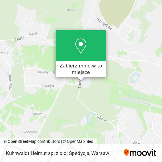 Mapa Kuhnwaldt Helmut sp. z o.o. Spedycja