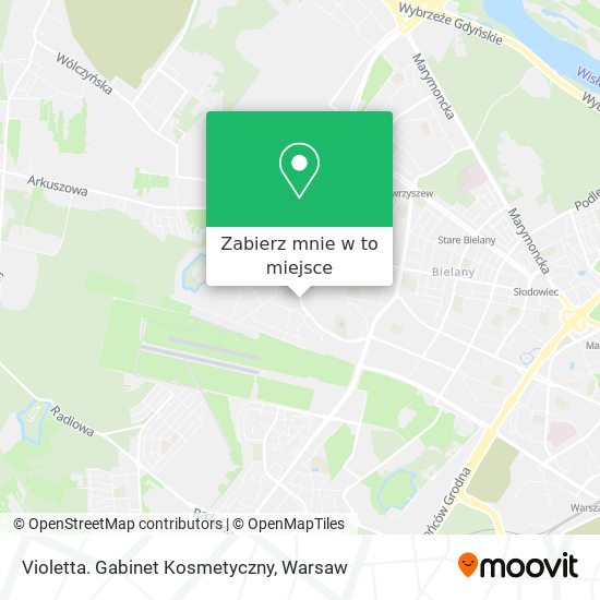 Mapa Violetta. Gabinet Kosmetyczny