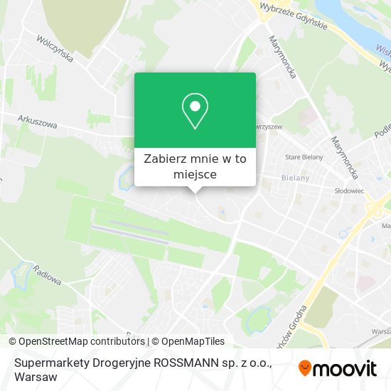 Mapa Supermarkety Drogeryjne ROSSMANN sp. z o.o.