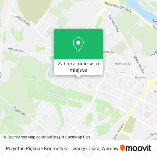 Mapa Przystań Piękna - Kosmetyka Twarzy i Ciała