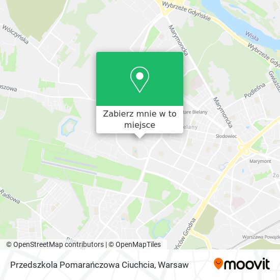 Mapa Przedszkola Pomarańczowa Ciuchcia