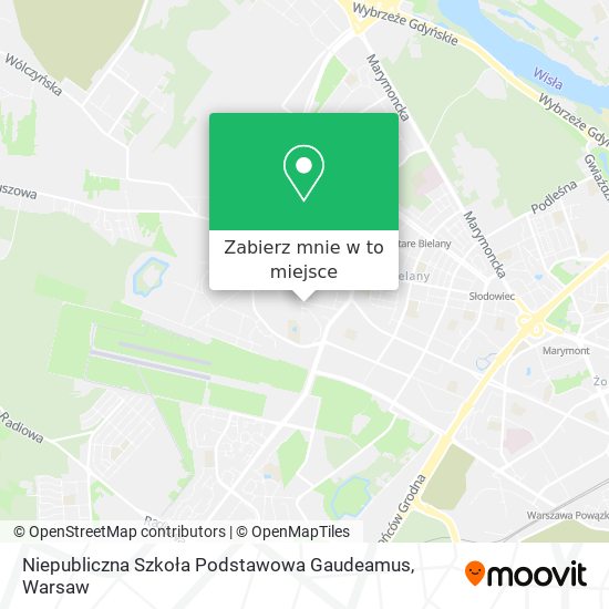 Mapa Niepubliczna Szkoła Podstawowa Gaudeamus