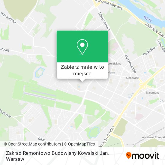 Mapa Zakład Remontowo Budowlany Kowalski Jan